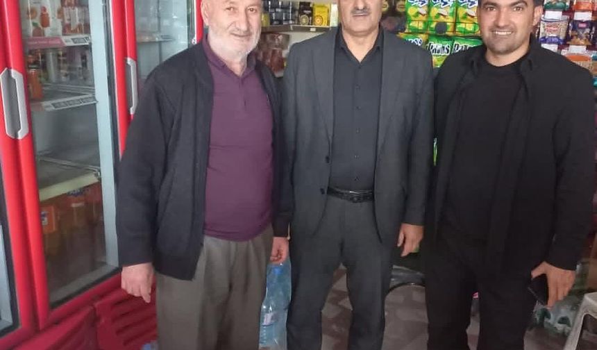 Hamur müftüsü Çelebi’den esnaf ziyareti