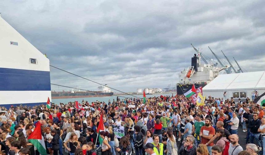 İtalya’da sendikalardan "Gazze" grevi: Limanlar kapatıldı, ulaşım aksadı