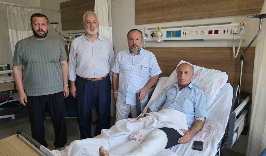 Mahalleye su almaya gelen grup imamı darp etti