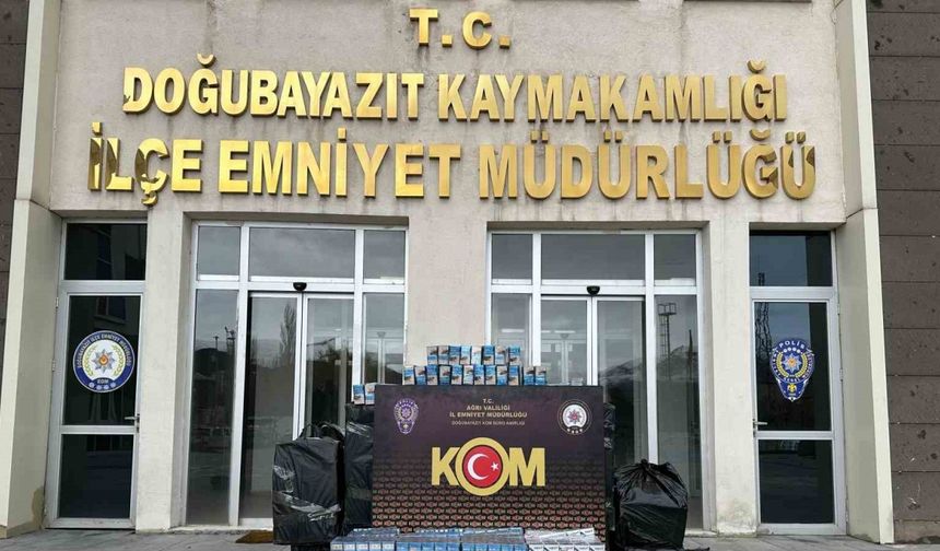 Ağrı’da kaçak sigara operasyonu: 2 tutuklama