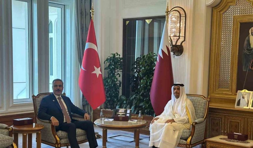 Bakan Fidan, Katar Başbakanı ve Dışişleri Bakanı Al-Thani ile görüştü