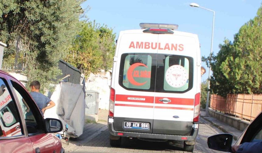 Balkondan düştüğü sanıldı fenalaştığı ortaya çıktı