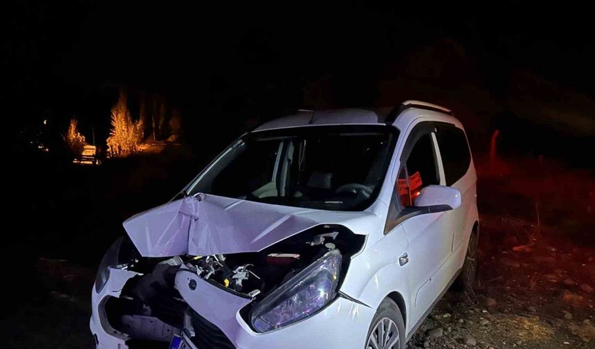 Bingöl’de trafik kazası: 2 yaralı