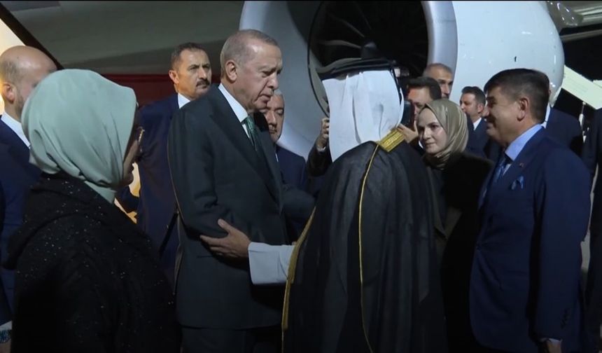 Cumhurbaşkanı Erdoğan Katar’da
