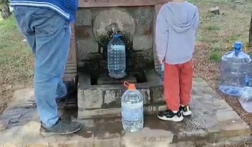 Gökçeada yaşanan sel nedeniyle 2 gündür susuz kaldı