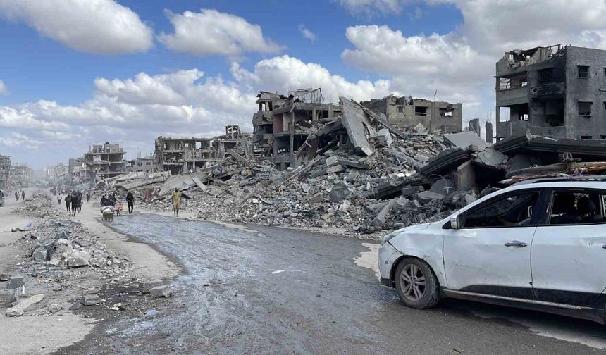 İsrail’in Gazze Şehri’nden çekilmesiyle büyük yıkım gün yüzüne çıktı