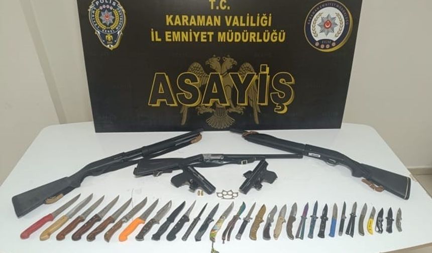 Karaman’da aranan 12 kişi tutuklandı