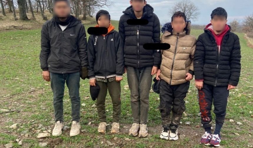 Kırklareli’nde 5 kaçak göçmen yakalandı