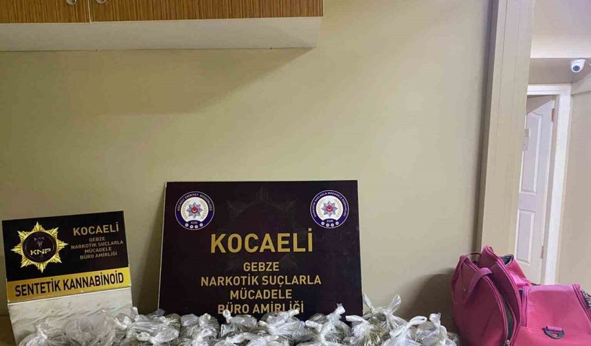 Kocaeli’deki operasyonlarda 51 kilo uyuşturucu ele geçirildi