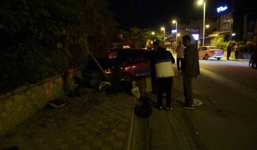 Malatya’da otomobil ile motosiklet çarpıştı: 2 yaralı