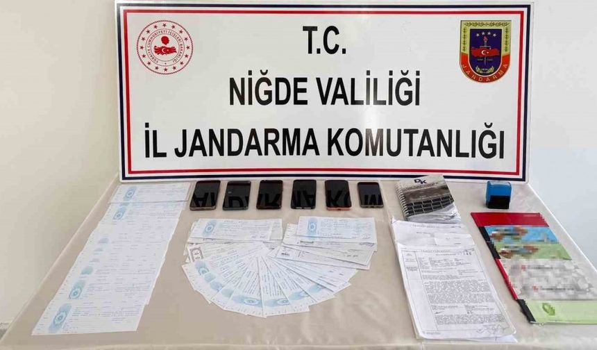 Niğde’de tefecilik operasyonu: 4 şüpheli yakalandı