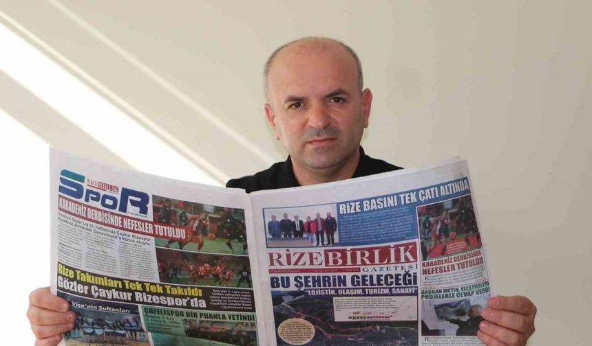 Rize’de yazılı basın tek çatıda birleşti