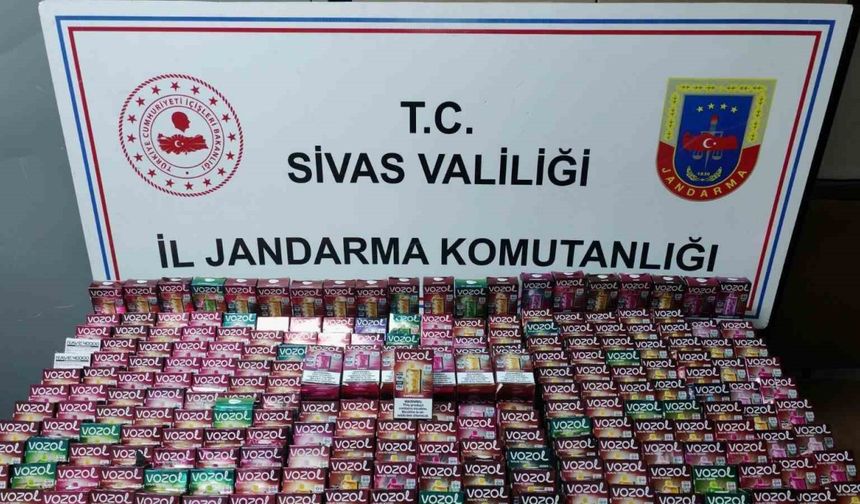 Sivas’ta kaçak tütün operasyonu,  4 Şüpheli yakalandı