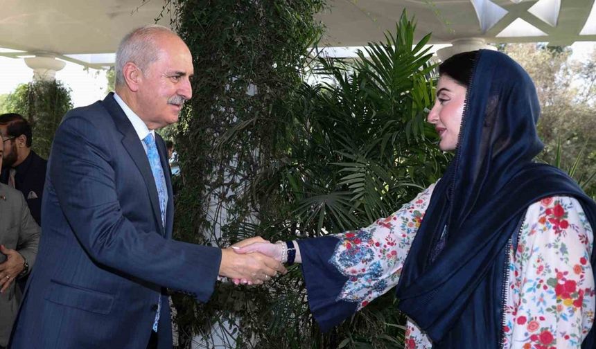 TBMM Başkanı Kurtulmuş, Pencap Eyaleti Başbakanı Şerif ile görüştü