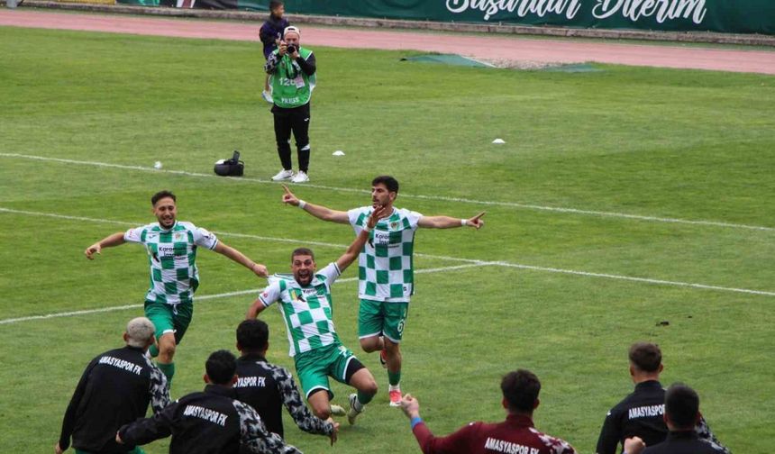TFF 3. Lig: Amasyaspor: 3 - Yozgat Belediyesi Bozokspor: 1