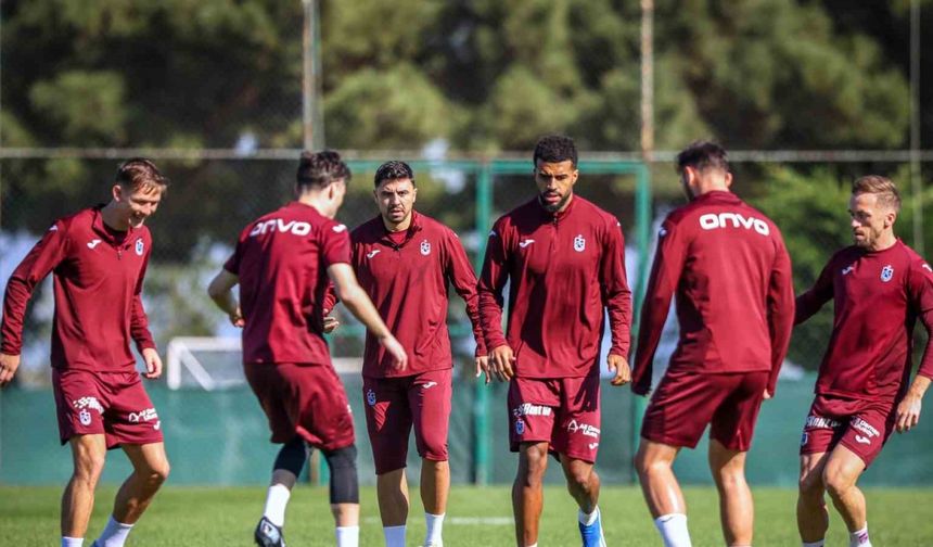 Trabzonspor, Galatasaray maçının hazırlıklarına başladı