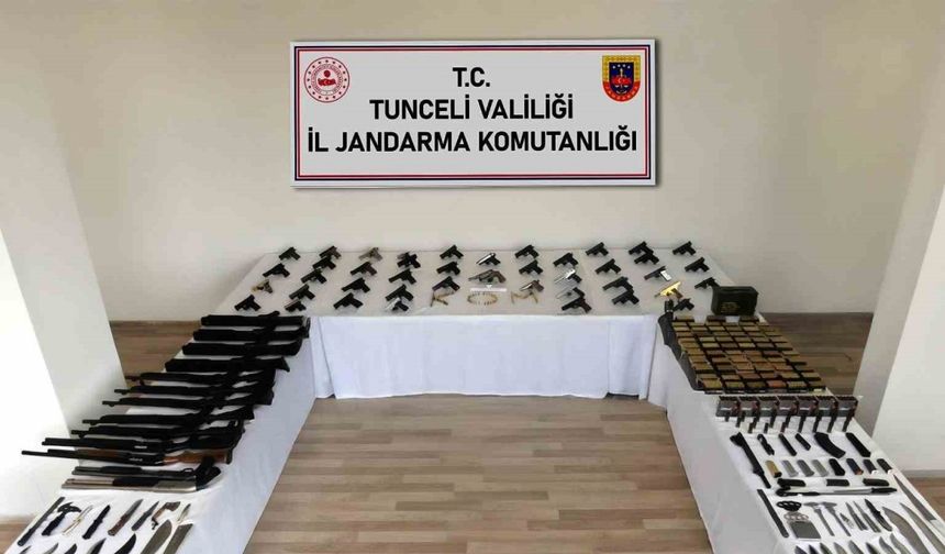 Tunceli merkezli 31 ilde silah kaçakçılarına operasyon: 60 gözaltı