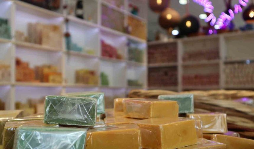 Yalova’da üretilen el yapımı sabunlar 20 ülkeye ihraç ediliyor