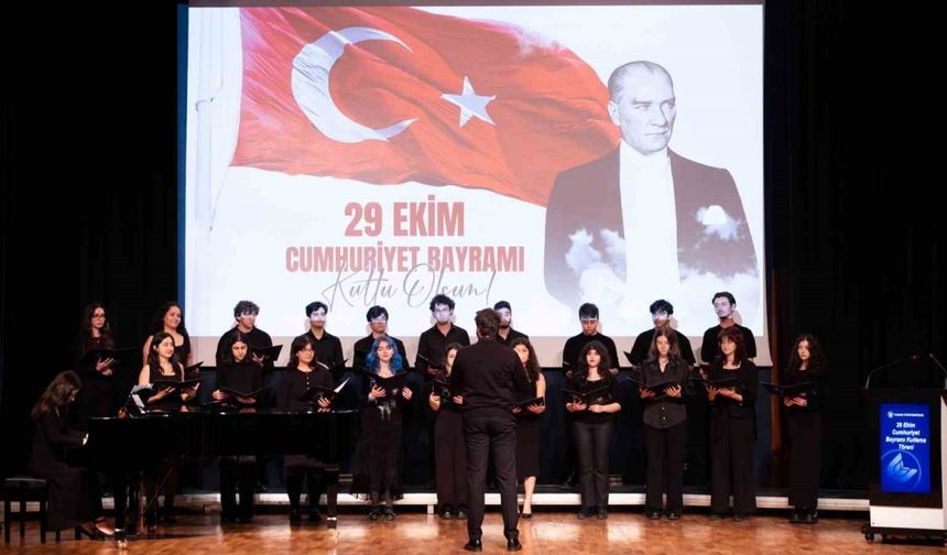 Yaşar Üniversitesinde Atatürk’ün izinde cumhuriyet kutlaması