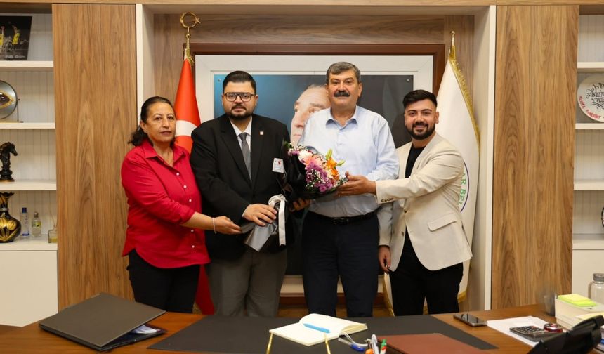 CHP Toroslar’dan Başkan Yıldız’a ziyaret