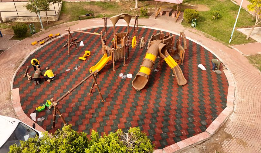 Tarsus’ta Gaspıralı Parkı Yenileniyor