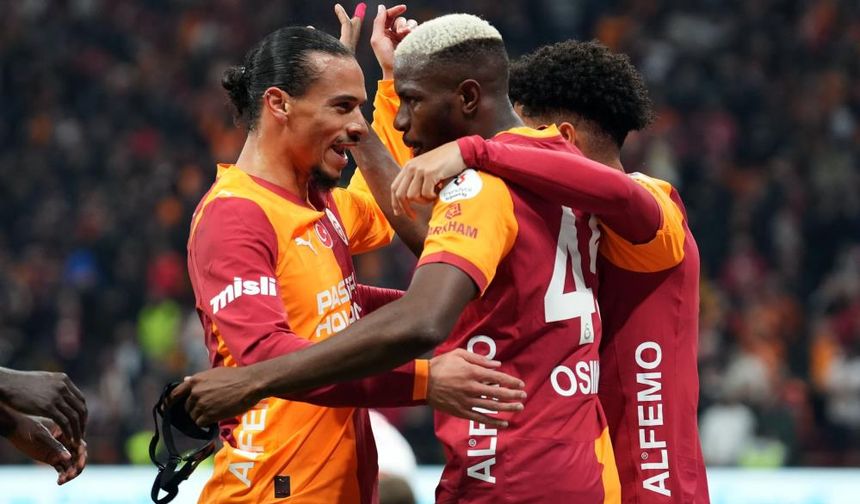 Galatasaray ligin ilk yarısını lider tamamladı