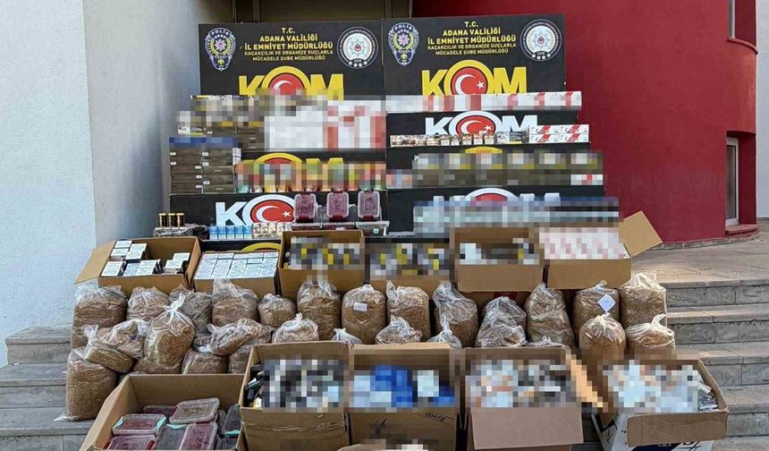Adana'da kaçakçılık operasyonu: 29 şahsa işlem yapıldı