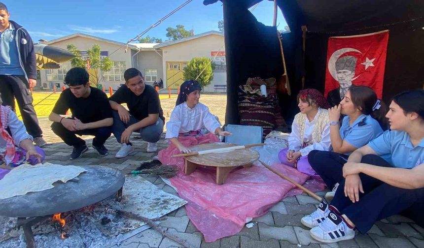 Aksu'da ders zili Yörük Çadırında çaldı