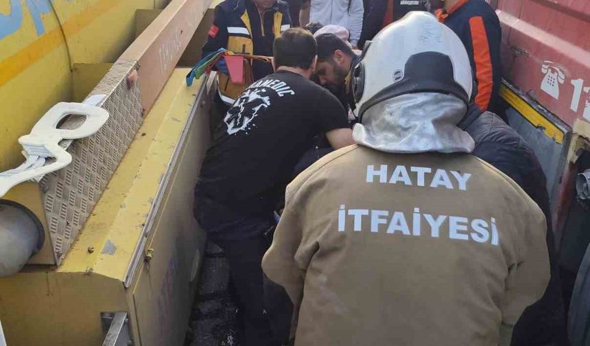 Antakya'da trafik kazası: 1 yaralı