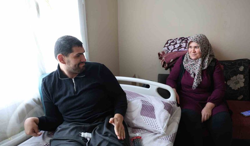 Boynuna batan tel engelli bıraktı, 24 yıldır mutluluk hayalleri kuruyor