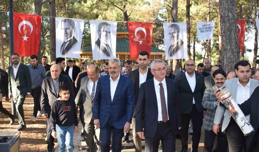 İskenderun'a nefes olacak 15 bin metrekarelik Orman Parkı'nın açılışı gerçekleştirildi