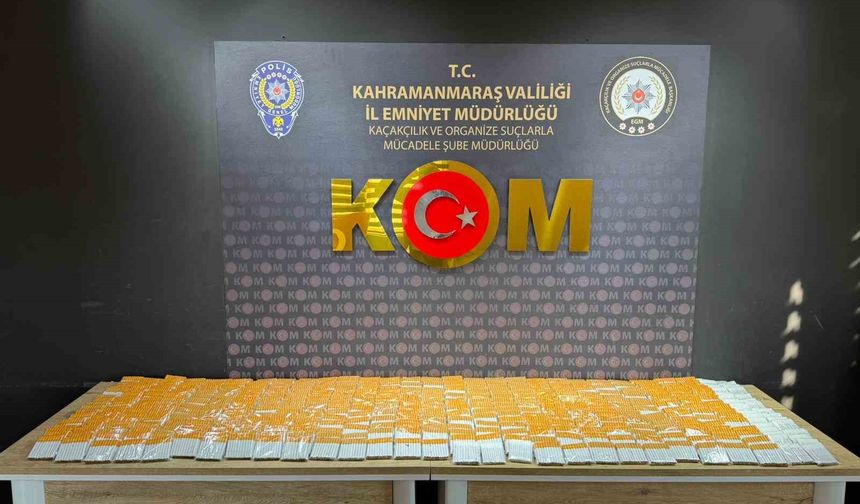 Kahramanmaraş'ta kaçakçılık operasyonları: 4 gözaltı