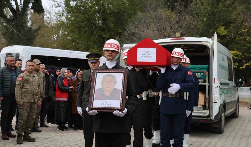 Kıbrıs Gazisi son yolculuğuna uğurlandı