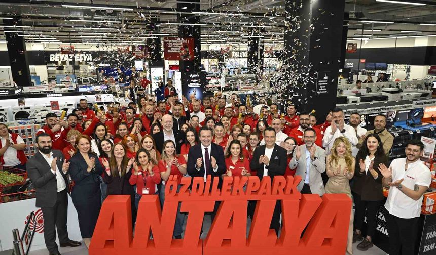 MediaMarkt yılın son mağazasını Antalya'da açtı