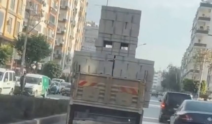 Mersin'de Tehlikeli Kamyon Sürücüsüne Ağır Ceza