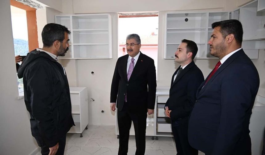 Osmaniye Hasanbeyli'de 2 katlı deprem konutları tamamlanıyor