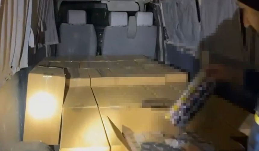 Osmaniye'de 89 bin paket kaçak sigara ele geçirildi