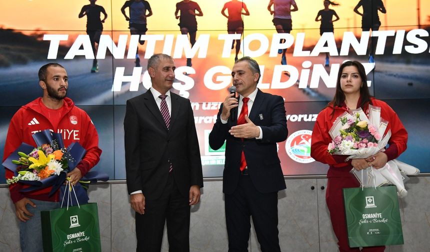 Osmaniye'de uluslararası yarı maratonu tanıtım toplantısı