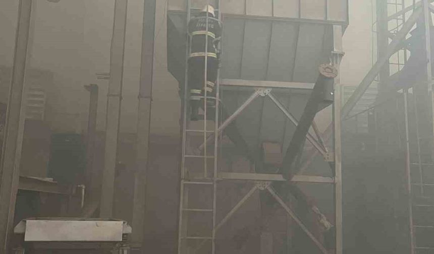 Reyhanlı'da fabrika yangını