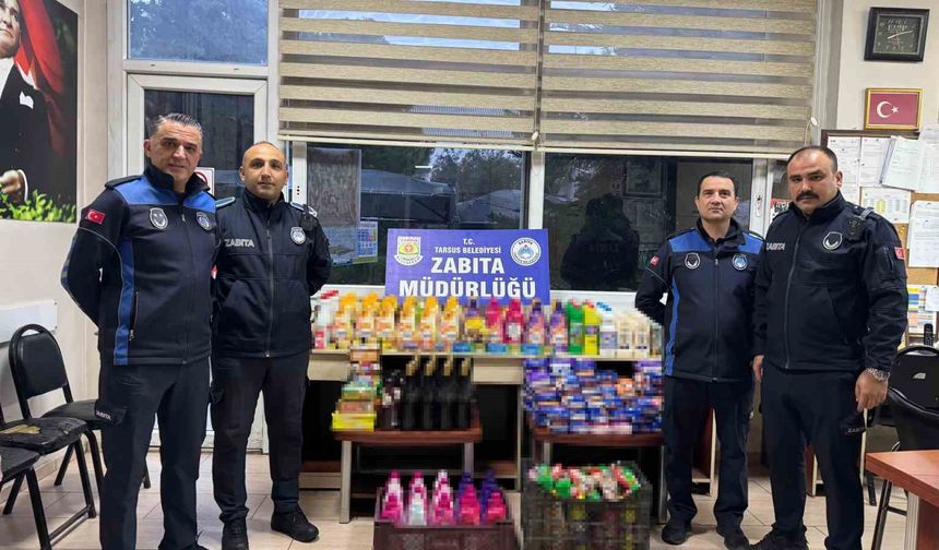 Tarsus’ta Tarihi Geçmiş Ürünlere Zabıta Baskını