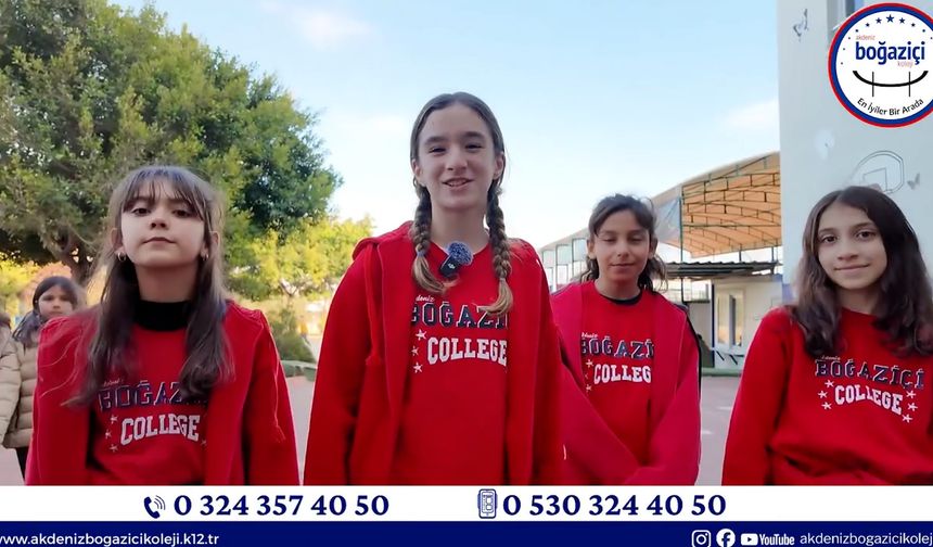 Mersin’de Bir Okul Var: Bu Okulda Öğrenciler Çok Mutlu