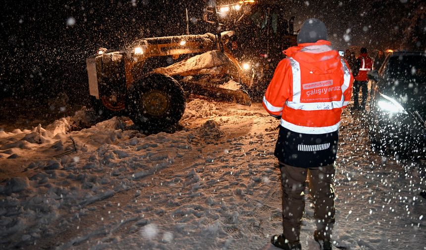 Mersin’de Kar Mesaisine Tam Kadro Hazır