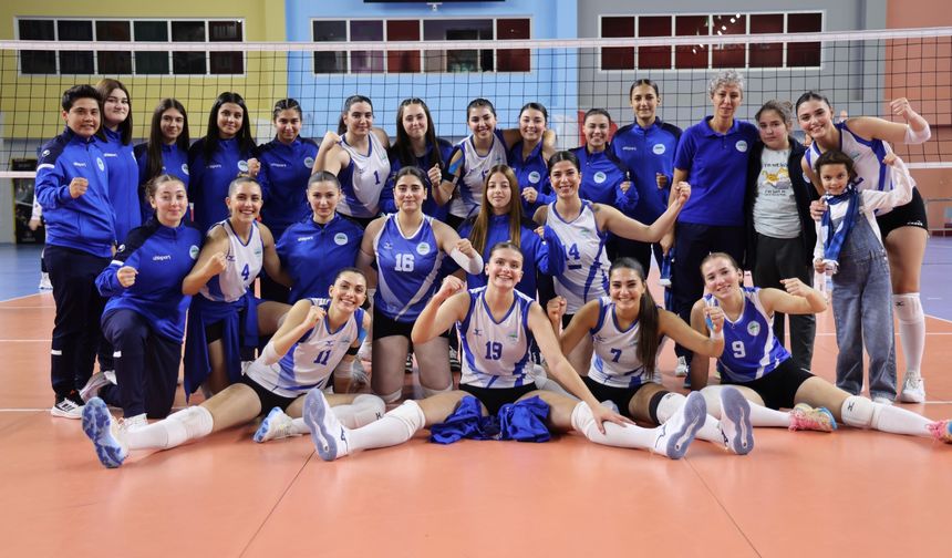 Toroslar’ın melekleri rakibini 3-0 mağlup etti