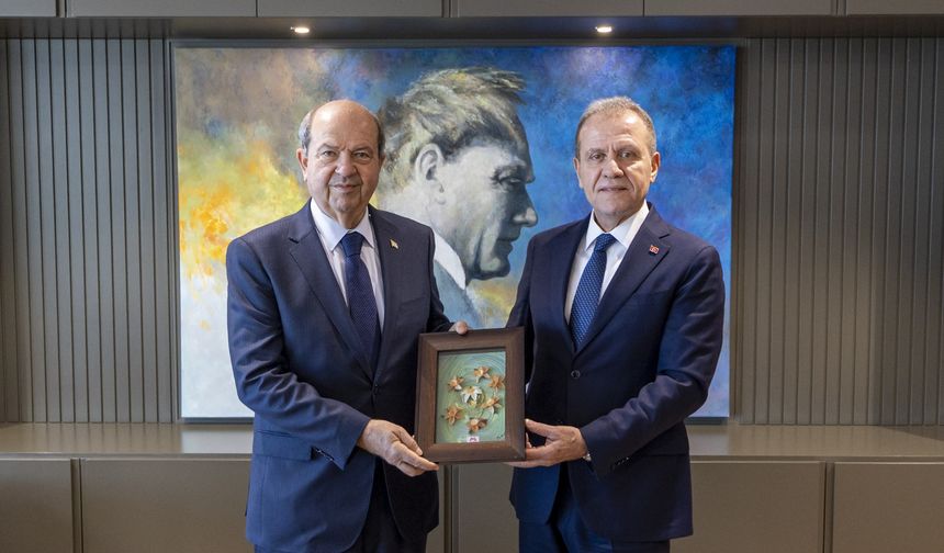 KKTC 5. Cumhurbaşkanı Tatar’dan Başkan Seçer’e Ziyaret