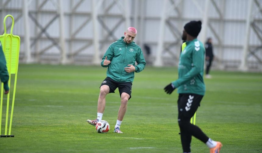 Konyaspor, Corendon Alanyaspor maçı hazırlıklarına devam etti