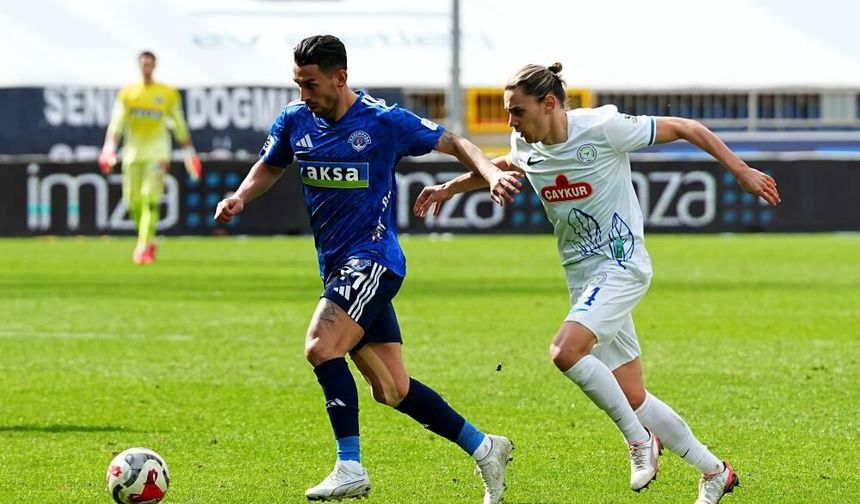 Trendyol Süper Lig: Kasımpaşa: 0 - Çaykur Rizespor: 3