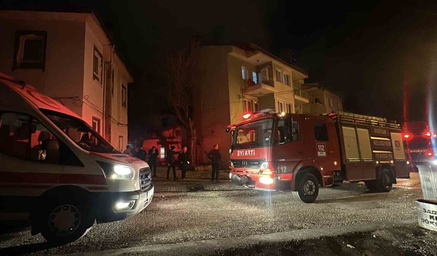 Burdur'da baca yangını korkuttu