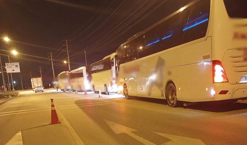 Burdur'da şehirlerarası yolcu taşımacılığına denetim