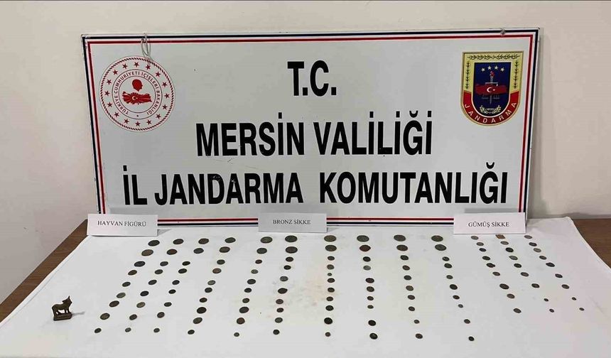 Mersin'de kaçak kazı yapan şüpheli yakalandı