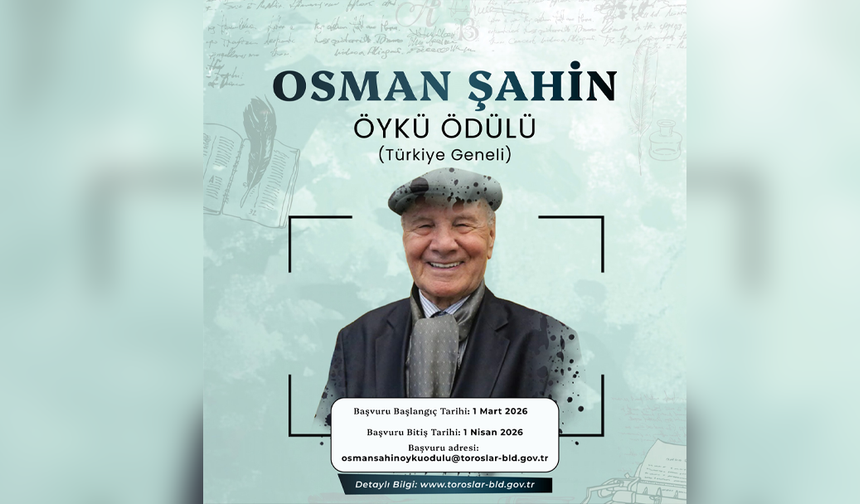 Edebiyat Dünyası Toroslarda Buluşuyor Osman Şahin Ödülleri